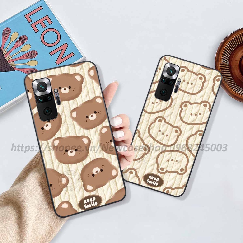 Ốp lưng Xiaomi Redmi K20 / K20 Pro / MI 9T in hình họa tiết len Bear Cute