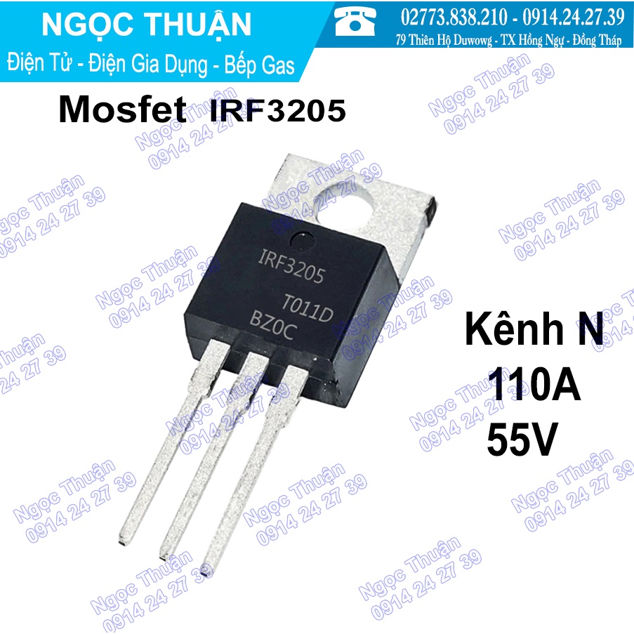 Mosfet IRF3205 KÊNH N  110A 55V