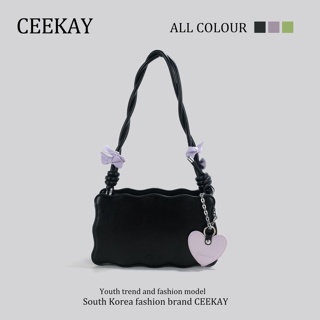💋Có Sẵn💋 Túi xách nữ CEEKAY (full Hộp+Túi) dễ thương, Túi xách nữ cao cấp túi đeo vai túi lượn sóng hot trend - Full box