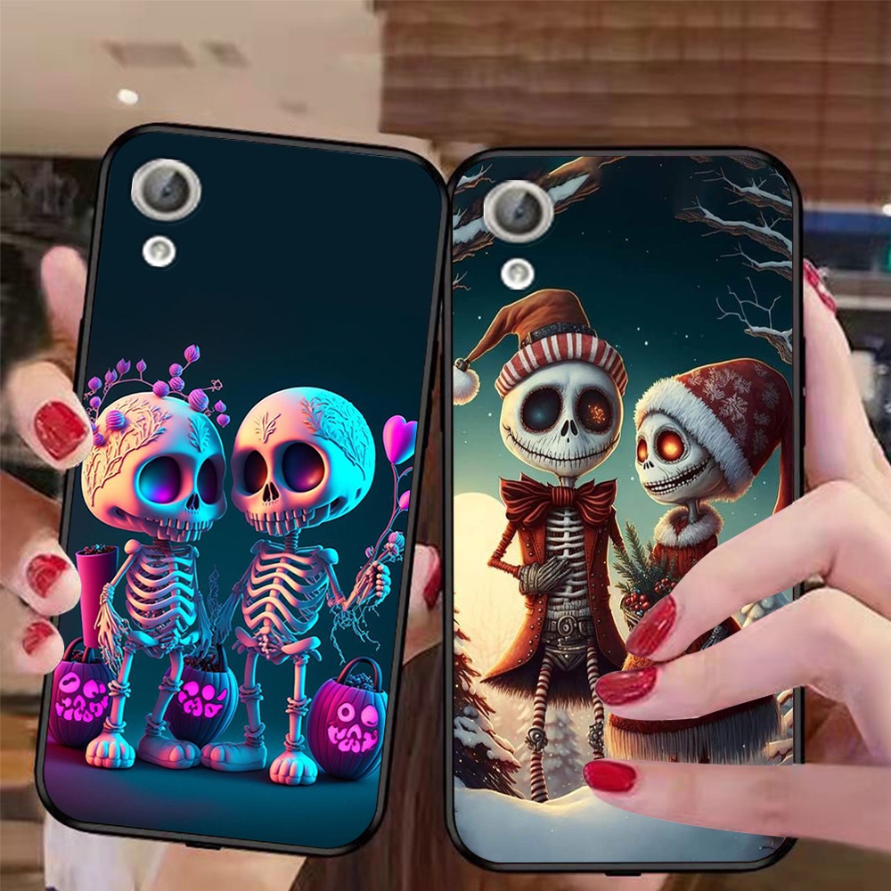 Ốp lưng huawei y6ii in hình bộ xương hắc ám necromancer