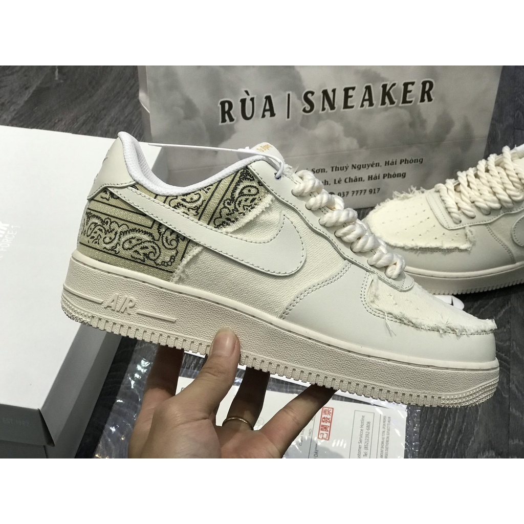 Siêu Phẩm Giày Thể Thao Sneaker A/F1 Big Bag Dây Thừng 2022 Siêu Hot Cao Cấp Ảnh Thật + freeship + Tặng Tất