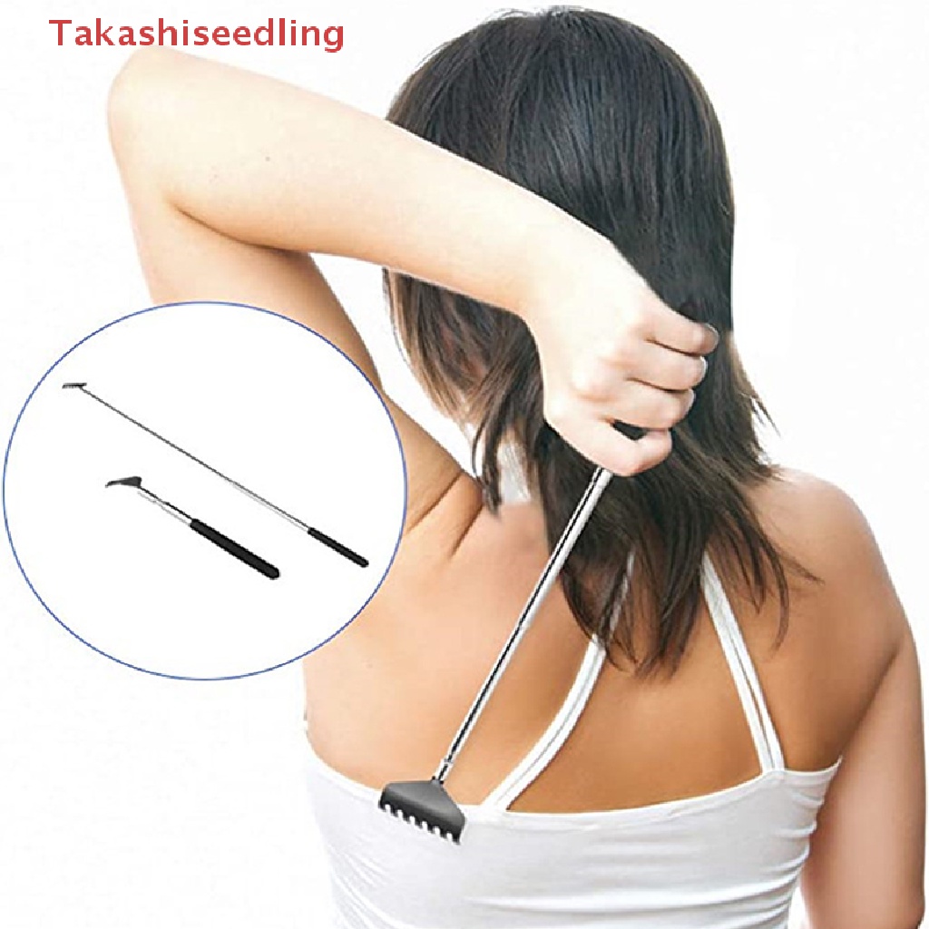 (Takashiseedling) Dụng Cụ Gãi Lưng Có Thể Thu Gọn Bằng Thép