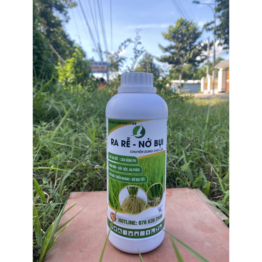 RA RỄ NỞ BỤI LÚA CHAI 1 LÍT. Phân bón vi lượng cho cây lúa