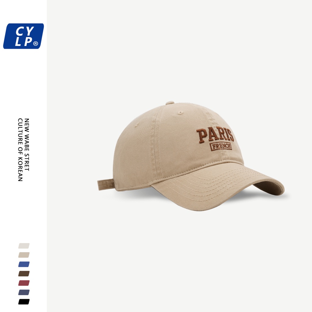 Mũ Lưỡi Trai Thêu Chữ Phong Cách Hàn Quốc Thời Trang Cho Cặp Đôi