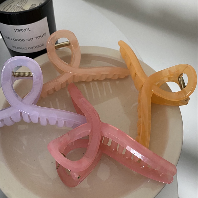 Kẹp Tóc Hình Cá Mập Dạng Thạch Cao Cấp Cho Nữ