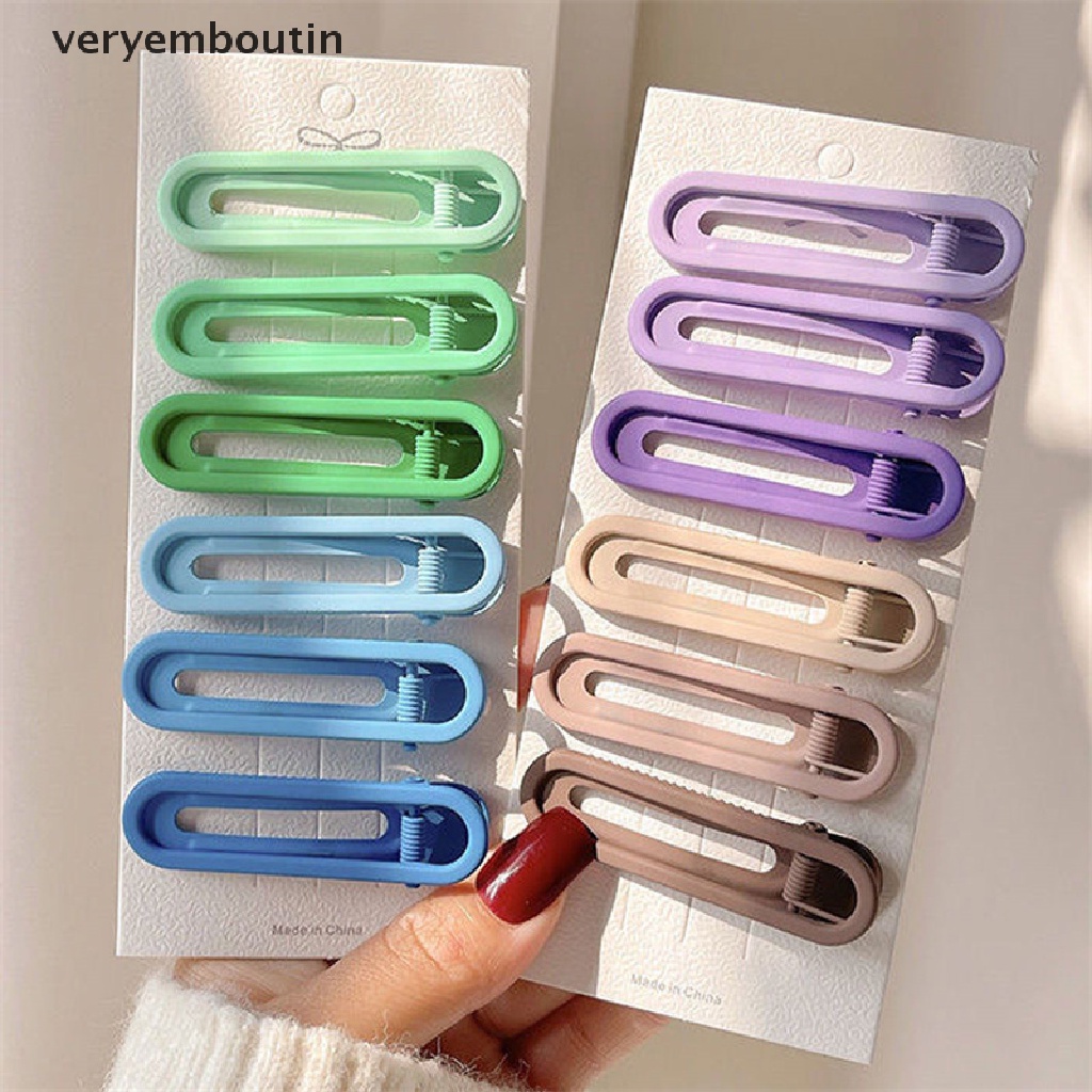 Bộ 3 Kẹp Tóc Màu Sắc Ngọt Ngào Thời Trang Cho Nữ