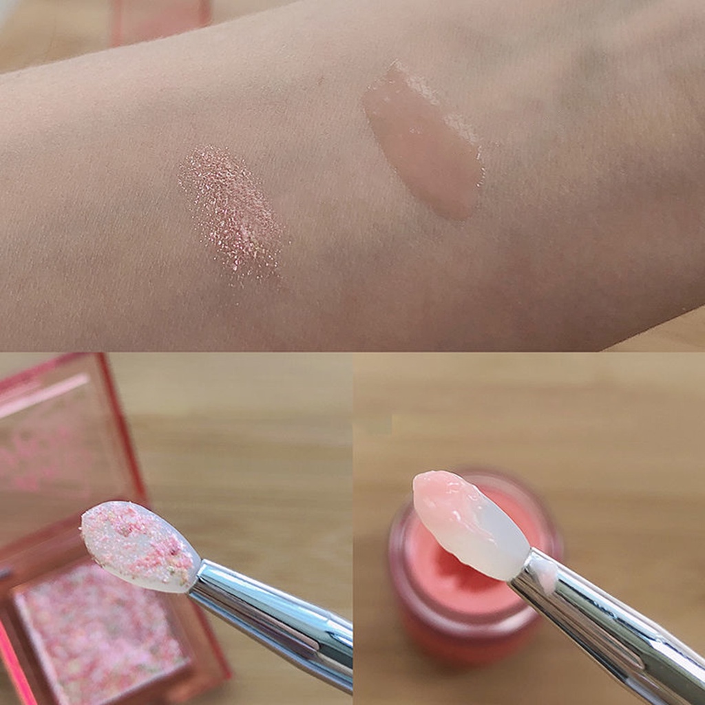 Cọ Trang Điểm Mắt Môi Bằng Silicone Gọn Nhẹ Đa Năng Cho Nữ