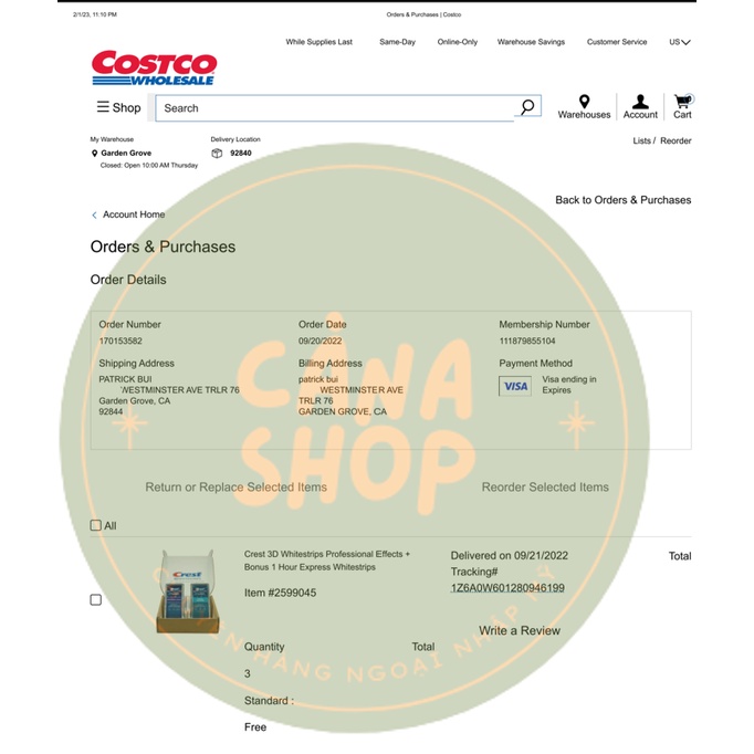 GÓI DÁN TRẮNG RĂNG CREST CHÍNH HÃNG MỸ