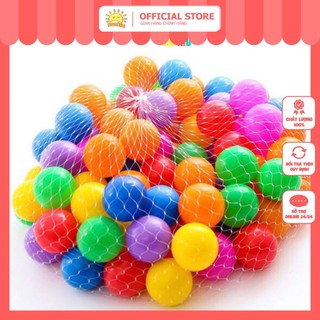 Hỏa tốc - Combo 100 quả bóng nhựa mềm cho bé