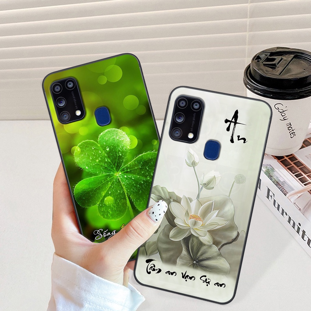 Ốp lưng Samsung M31 - M51 - Ốp Samsung in hình chữ thư pháp tâm an, cha mẹ , tài lộc đầy ý nghĩa
