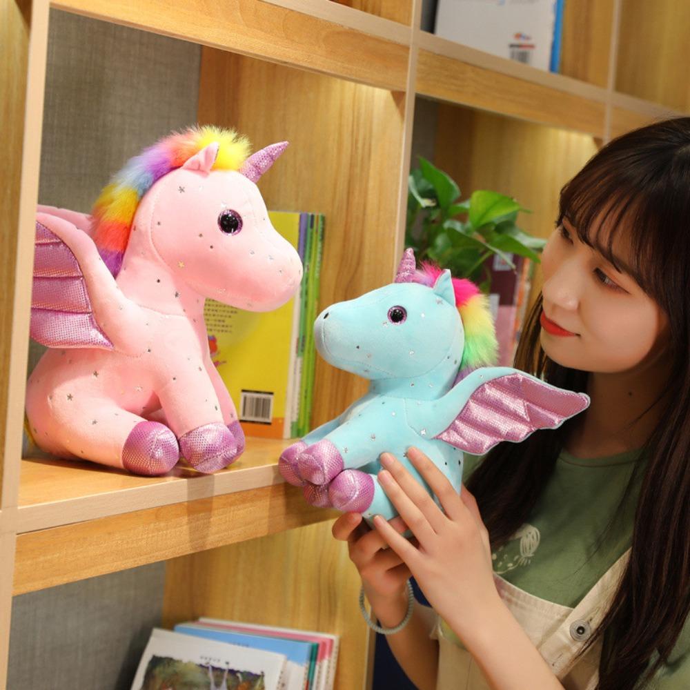 LANFY Thú Nhồi Bông Hình Kỳ Lân Mềm Mại Trang Trí Nhà Cửa