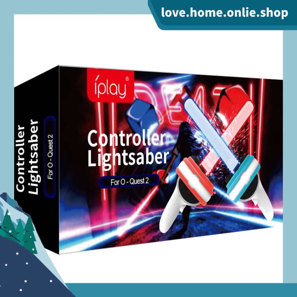 Bộ Tay Cầm Chơi Game Thực Tế Ảo Oculus Quest 2 & Nhịp Tim Lightaber VR