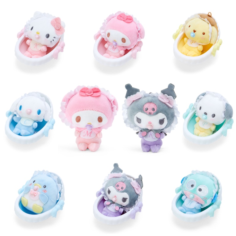 Hàng Có Sẵn / Sanrio Búp Bê Nhồi Bông Mini Mascot 8 Kiểu Thiết Kế Chính Hãng Phiên Bản Mới (hello kitty, Giai Điệu Của Tôi, cinnamoroll, Pompompompurin, pochacco)