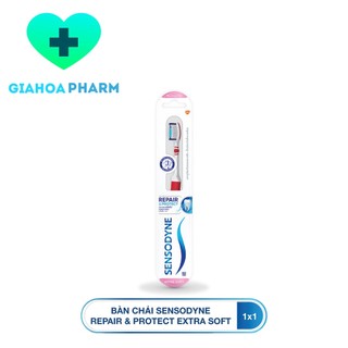 Bàn chải đánh răng dành cho răng ê buốt cao cấp Sensodyne Repair & Protect Extra Soft (CHÍNH HÃNG) - Nhẹ nhàng, êm nướu
