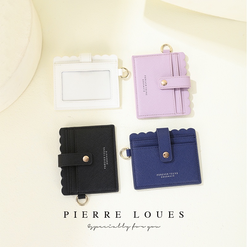 Ví PIERRE LOUES dáng ngắn đựng thẻ đa năng tiện dụng cho nữ