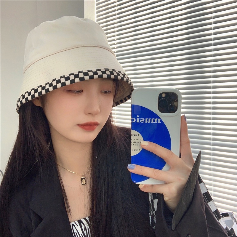 Mũ Bucket Che Phủ Khuôn Mặt Phong Cách Nhật Bản Dễ Phối Đồ Thời Trang Xuân Hè Cho Nữ