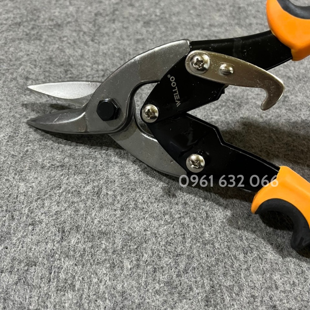Kéo cắt tôn, kéo cắt thạch cao WELLOO - Thép CRV Size 10 inch