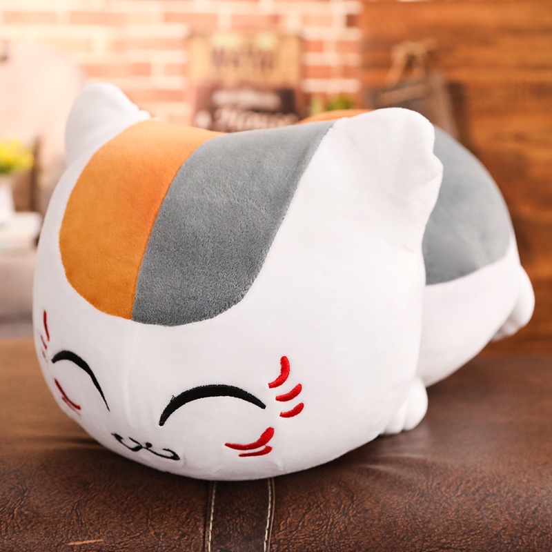 HYC Humey Đồ chơi nhồi bông Hình Mèo Hoạt Hình Gấu bông Natsume Yuujinchou Nyanko Sensei 50cm