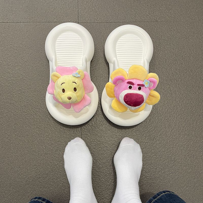 Dép Sandal Đế Dày Chống Trượt Họa Tiết Hoạt Hình Dễ Thương Thời Trang 2023 Cho Nữ