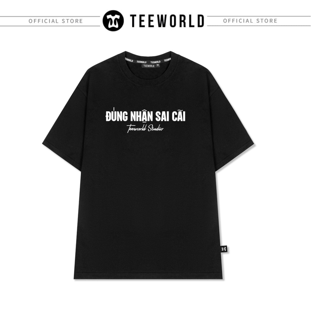 Áo Thun Local Brand Teeworld Đúng Nhận Sai Cãi Nam Nữ Form Rộng Unisex