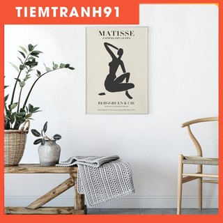 Tranh treo tường | Tranh Matisse Tate Modern - Woman Figure - Black - Neutral, Printable Wall Art, Matisse Poster