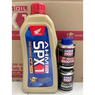 [ COMBO THẦN THÁNH ] NHỚT AHM SPX1 CHUẨN 1L2 & BỘ ĐÔI VỆ SINH ĐỘNG CƠ + KIM PHUN BUỒNG ĐỐT LIQUI MOLY CHO WINNER 150