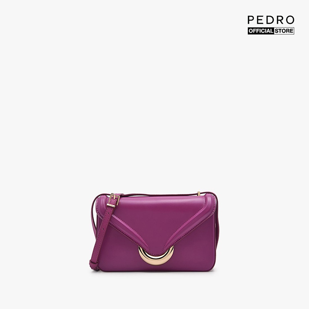 PEDRO - Túi đeo chéo nữ nắp gập phom chữ nhật Terrazo PW2-76610059-46