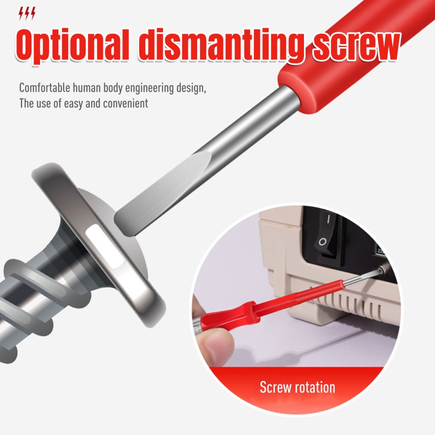 Bút thử điện 100-500V neon không tiếp xúc cao cấp