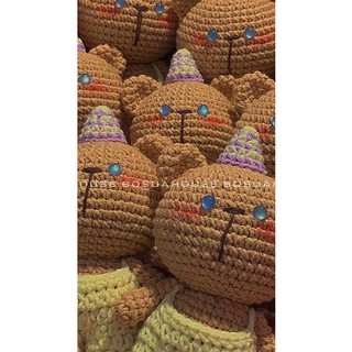 Thú bông handmade cúp bồ cute