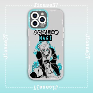 Ốp lưng iphone samsung xiaomi oppo cạnh vuông Jicase JMcase Seishiro Nagi BLuelock Anime Manga Nhật Bản
