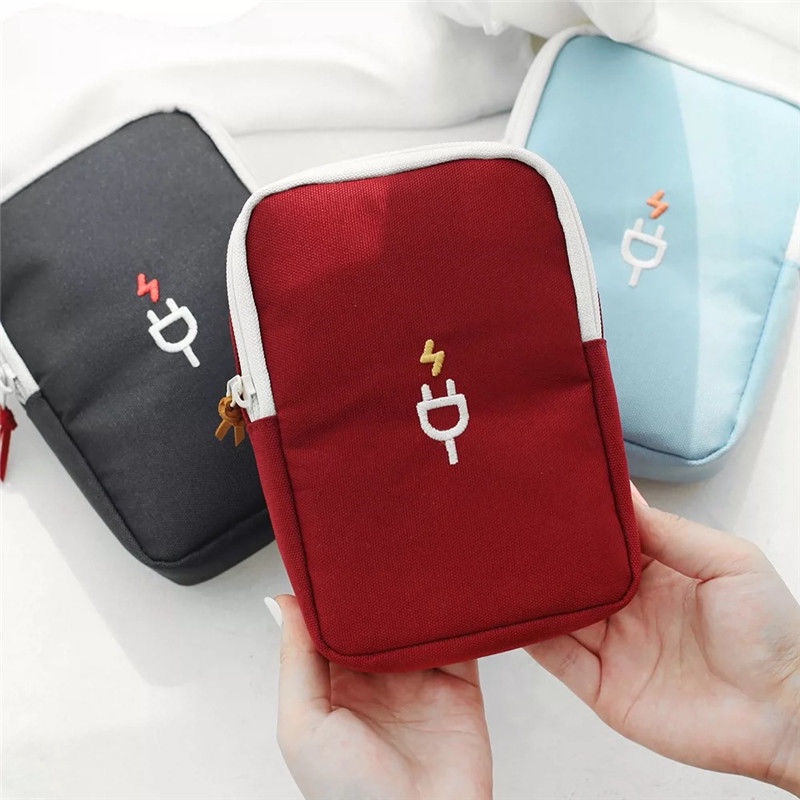 Túi Đựng Dây Cáp Sạc Dự Phòng Đa Năng Sức Chứa Lớn Tiện Dụng