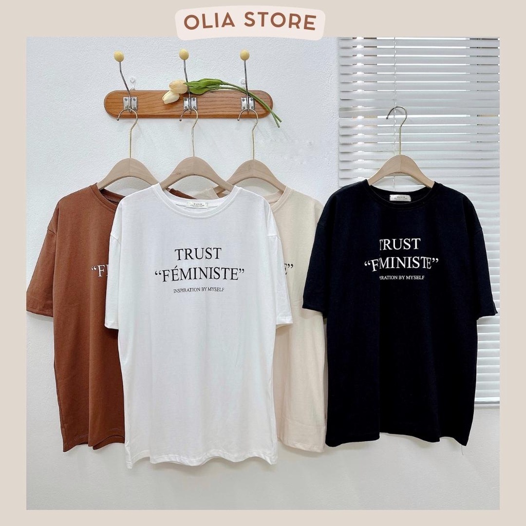 Áo phông cotton Trust Olia Store