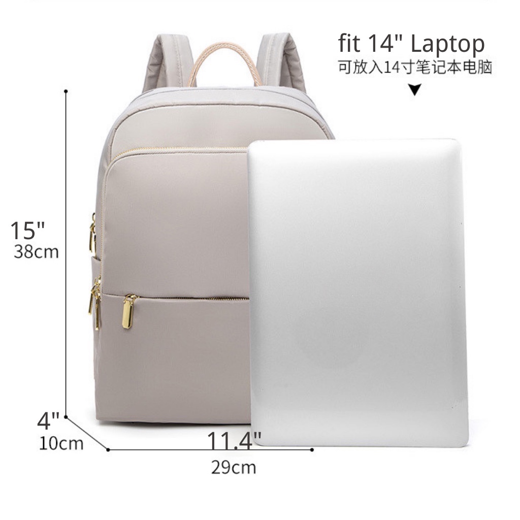 Túi Đựng laptop 14 inch Bằng Vải oxford Chống Nước Chống Trộm Sức Chứa Lớn Cho Nữ