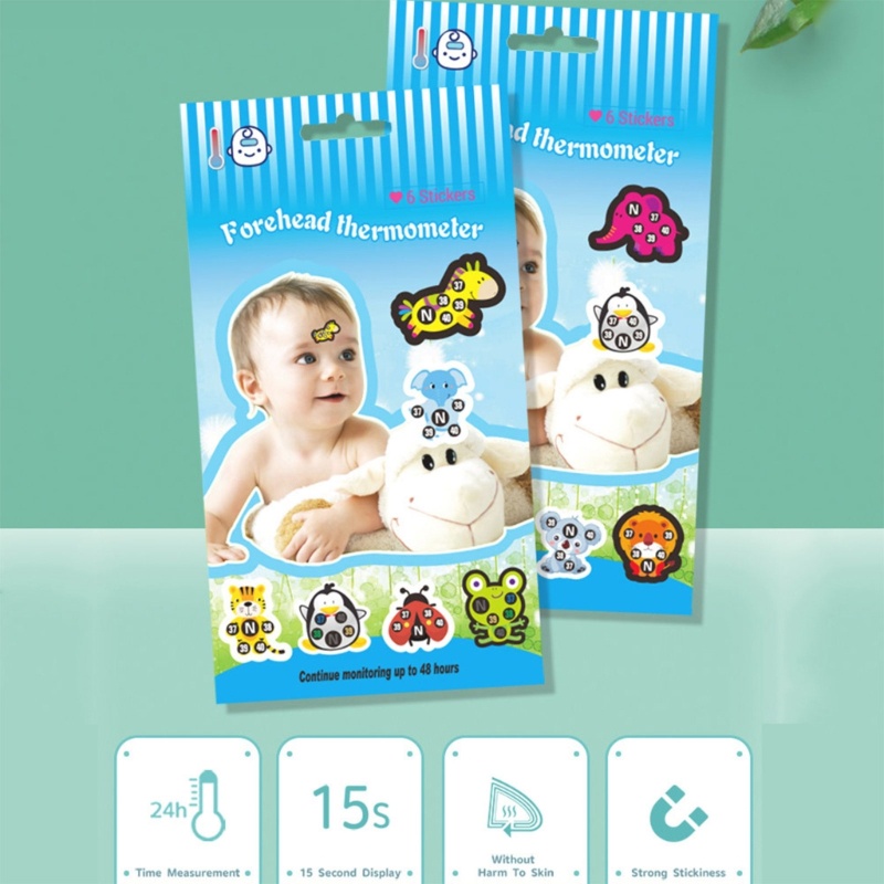 Miếng Vá Nhiệt Độ Sốt Nhanh Dành Cho Trẻ Em Và Người Lớn