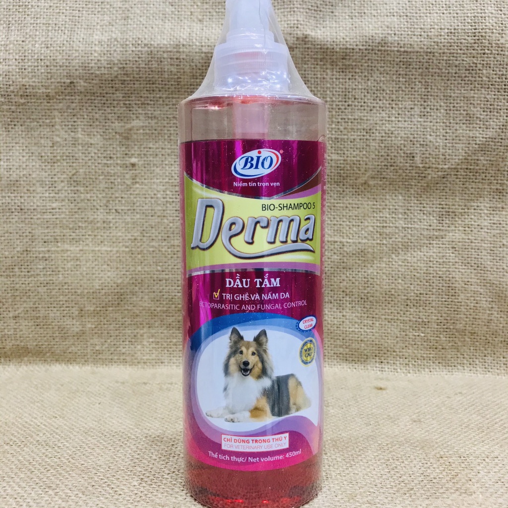Sữa Tắm Bio Derma Ghẻ Nấm Da Trên Chó Mèo