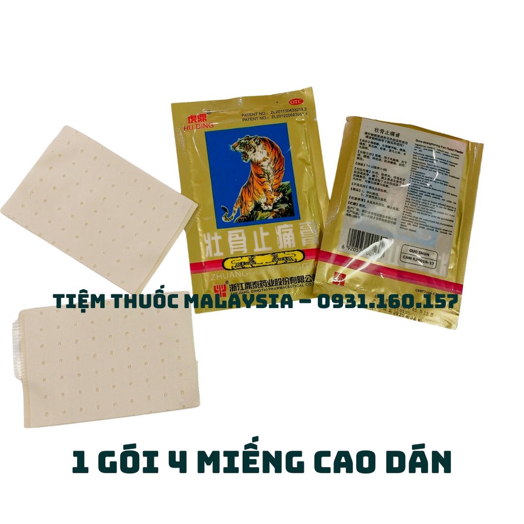 1 Gói 4 Miếng Cao Dán