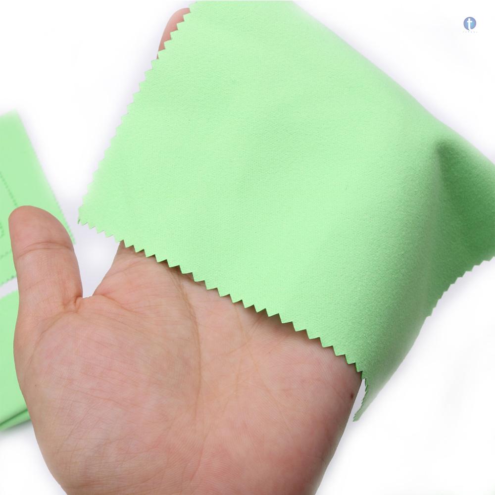 Khăn Lau Đánh Bóng Bằng Sợi Micro Hai Mặt Kích Thước 15cm * 15cm Chuyên Dụng Cho Đàn Guitar Bass Violin