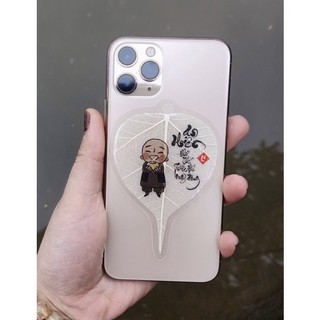 Lá Bồ Đề thư pháp cầu tài lộc -may mắn