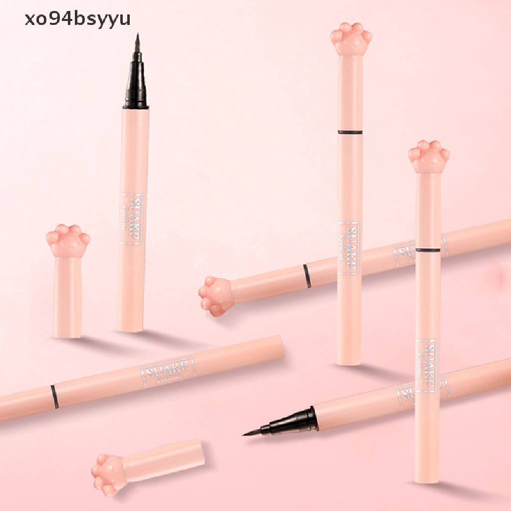 1 Bút Kẻ Mắt Dạng Lỏng Chống Nước Lâu Phai Thiết Kế Vỏ Bút Hình Móng Vuốt Mèo Độc Đáo Xo94Bsyu