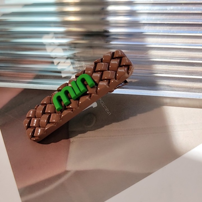 Kẹp Tóc Nhỏ Nhắn In Chữ Lưới Hình Thoi Màu Sắc Ngọt Ngào Phong Cách Hàn Quốc Ins