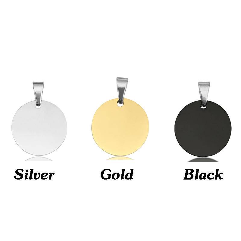 Thẻ ID Đeo Cổ Bằng Thép Không Gỉ 2.5cm Dành Cho Thú Cưng