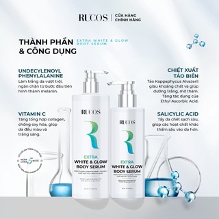 Extra White & Glow Body Serum - Rucos