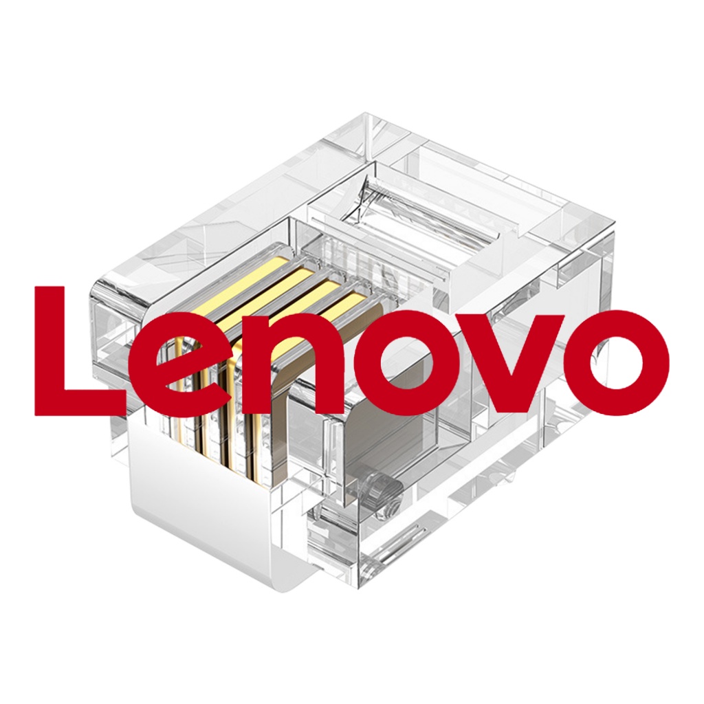 Set 100 đầu nối dây cáp mô đun LENOVO RJ11 6P4C thích hợp cho máy Fax