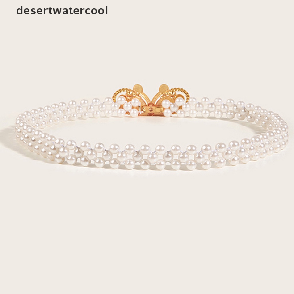 Thắt Lưng Chuỗi Hạt Ngọc Trai Thanh Lịch Cho Nữ