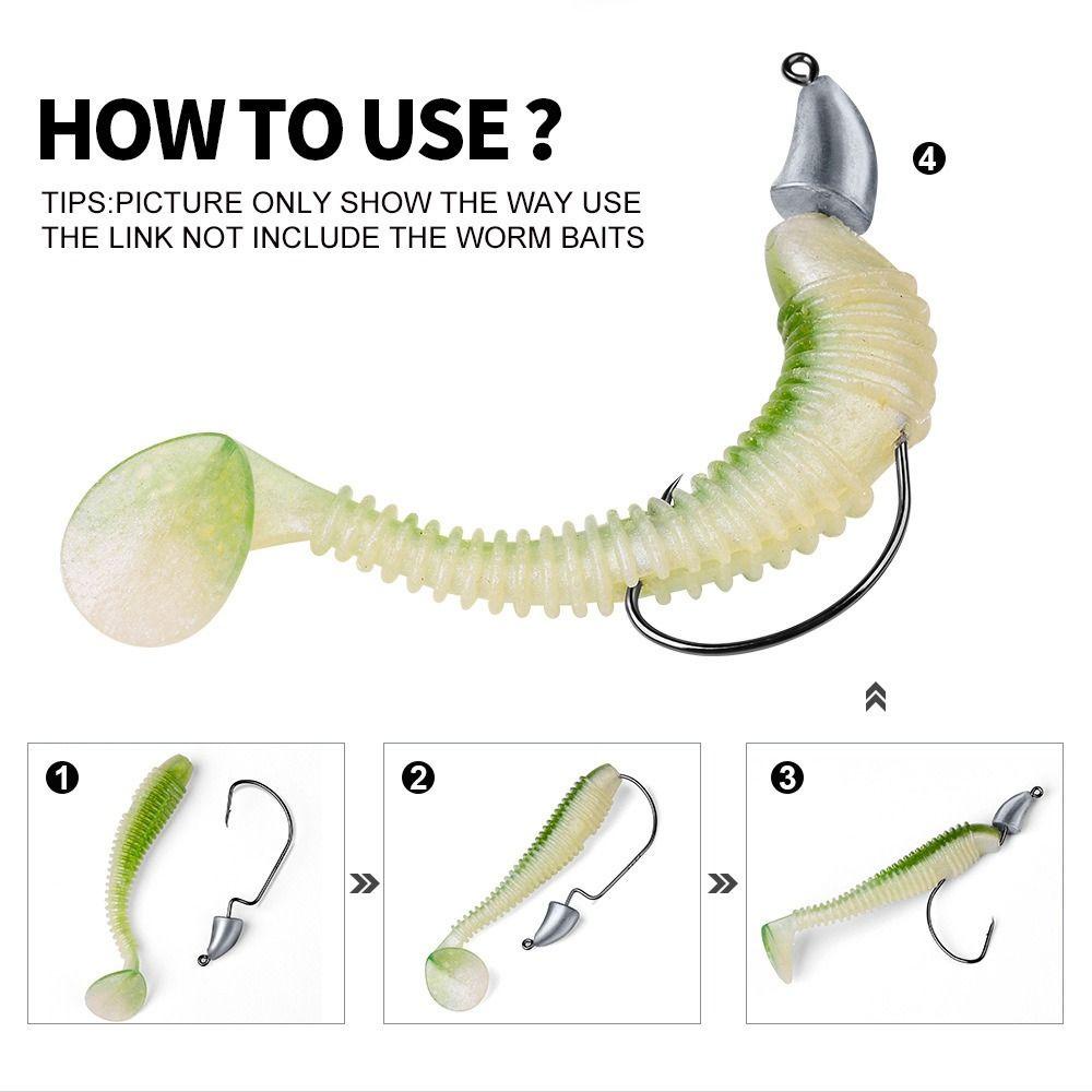 MUVAKO 10 Mồi Câu Cá Bằng Thép Carbon Mềm 1.75g / 2.5g / 3.5g