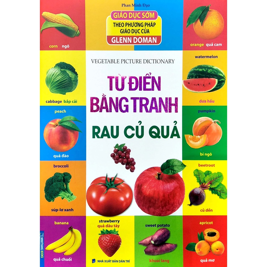 Sách Từ Điển Bằng Tranh - Rau Củ Quả (Tái Bản 2023)