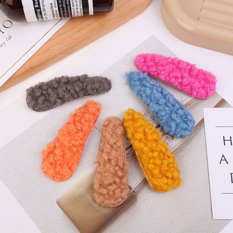 Kẹp Tóc Vải Bông Màu Sắc Ngọt Ngào Xinh Xắn Cho Bé Gái