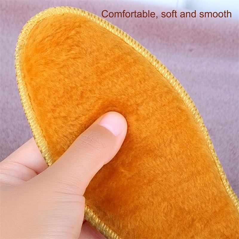 Đế Lót Giày Vải cashmere cotton Dày Hấp Thụ Sốc Chống Mùi Giữ Ấm Mùa Đông Cho Nam Và Nữ