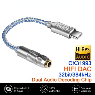 Bộ Khuếch Đại Âm Thanh Tai Nghe 3.5mm CX31993 HiFi DAC SNR128dB 32b / 384kHz
