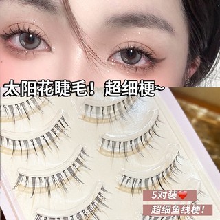 Bộ 5 cặp lông mi giả Cotremyp dày và cong trong suốt tự nhiên phong cách Nhật Bản